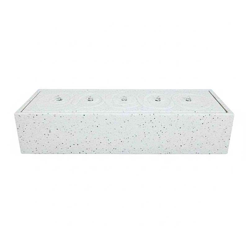 น้ำล้นหินขัดเสริมฮวงจุ้ย ARTGARDEN & DECOR รุ่น TMF-3001 ขนาด 50*150*30 ซม. สีขาว_1